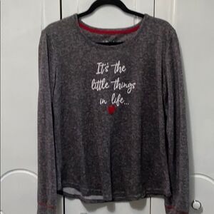 Dearforms Mommy & Me Gray Graphic Sweater M